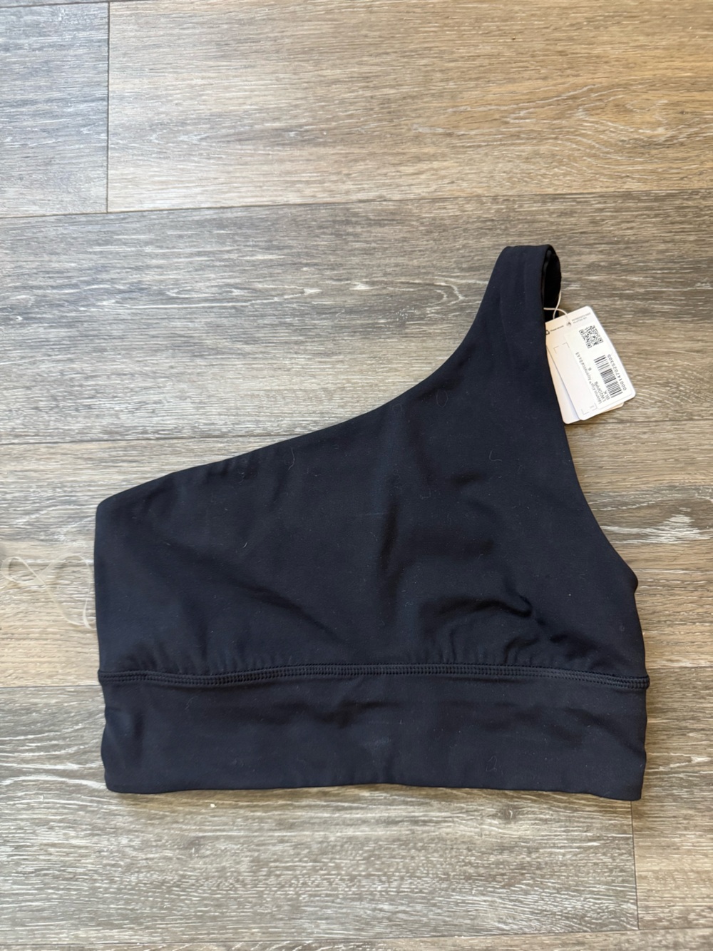 NWT lululemon athletica Black Align Asymmetrical Sports Bra Sz A/B